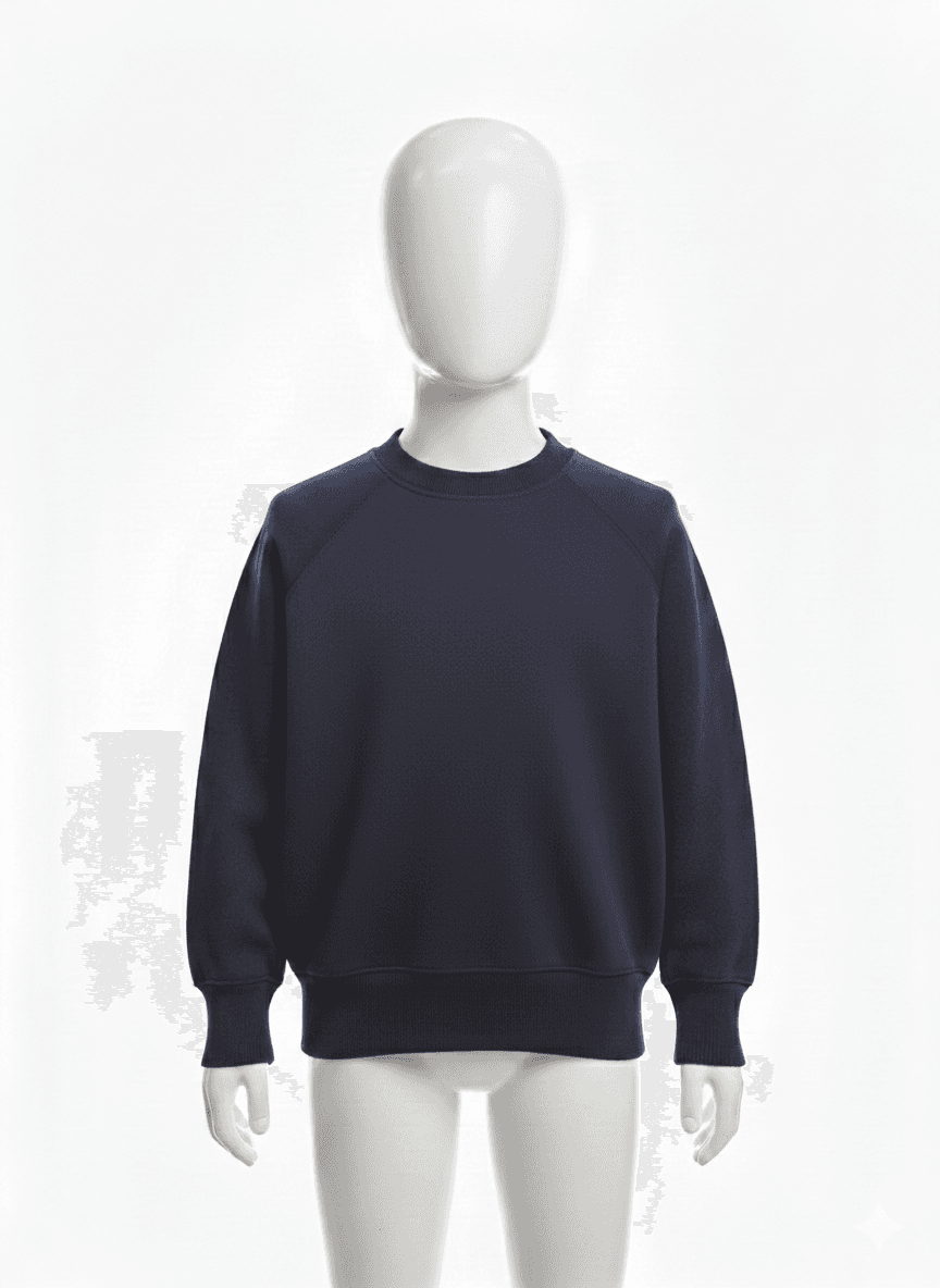 Primary Crewneck Jumper - Navy